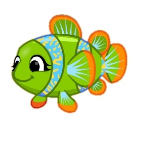 Green Parrotfish Clowntot